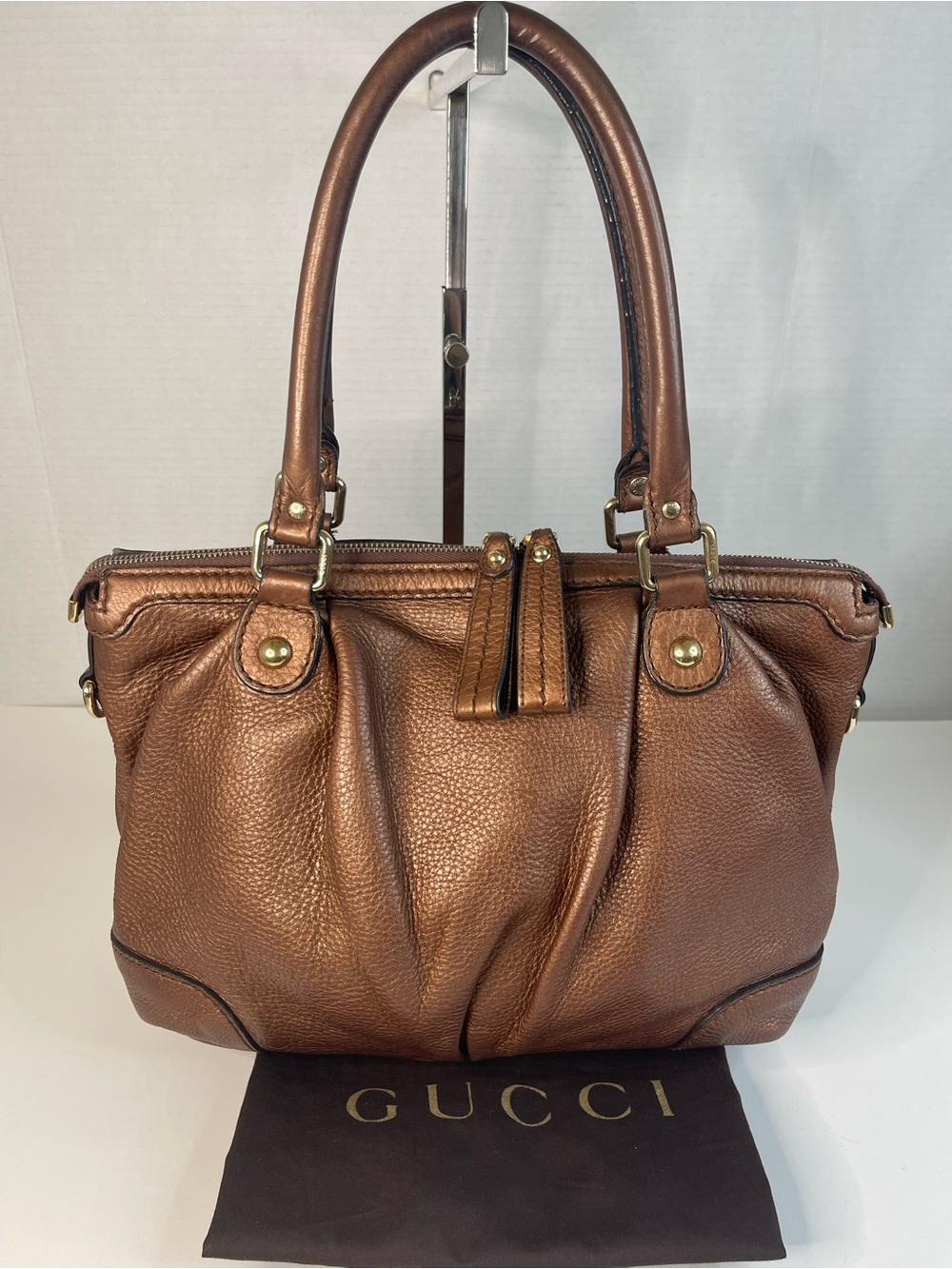 Gucci Sukey top handle bag with dust bag - Picture 3 of 16